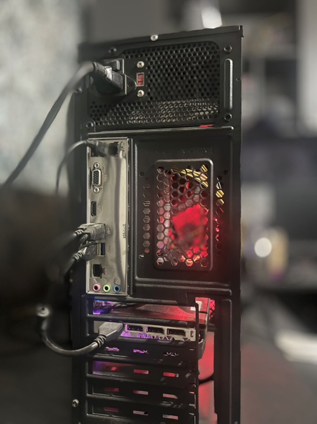 Tək sistem bloku satışdadır İ7 3770 RX5500XT 8gb Ram:8gb Ssd:500gb — Masaüstü kompüterlər, Masazır (4)