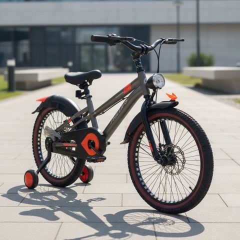 Uşaq velosipedi Phillips, 16", qara/boz — Bakı