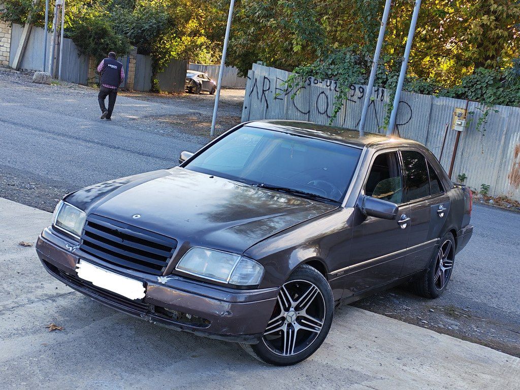 Mercedes C 200, 2.0 L, 1995 il, 218 874 km — Avtomobillər, Bərdə (8)