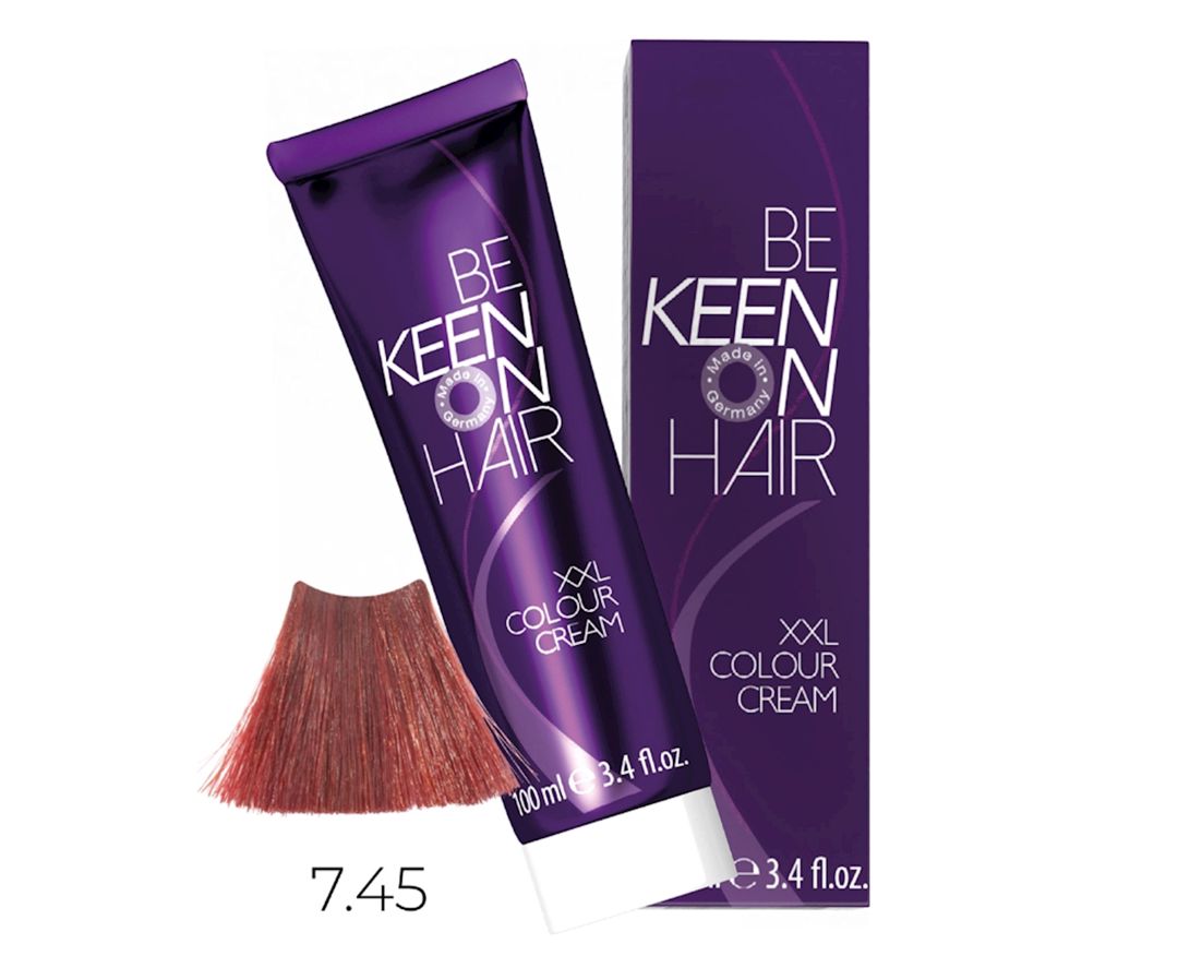 Saçlar üçün krem-boya Keen 7.45 Təbii mis-qırmızı sarışın, 100 ml — Mallar, Bakı