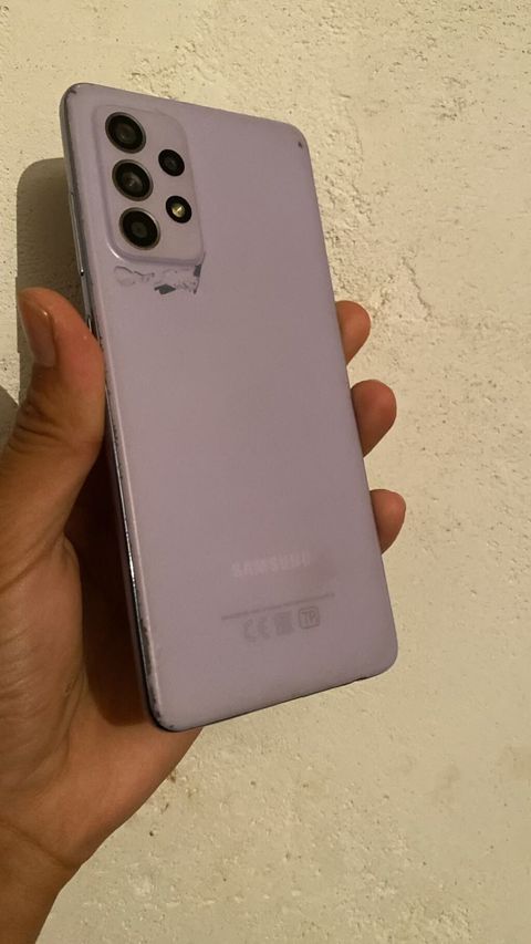 Samsung Galaxy A52, 128 GB, rəng - Bənövşəyi, Qırıq — Bakı