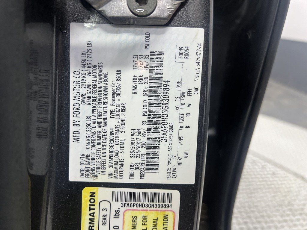 Ford Fusion (North America), 1.5 L, 2016 il, 285 111 km — Avtomobillər, Sumqayıt (11)