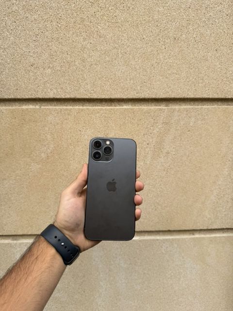 IPhone 13 Pro Max, 128 GB, Qara, Face ID — Bakı