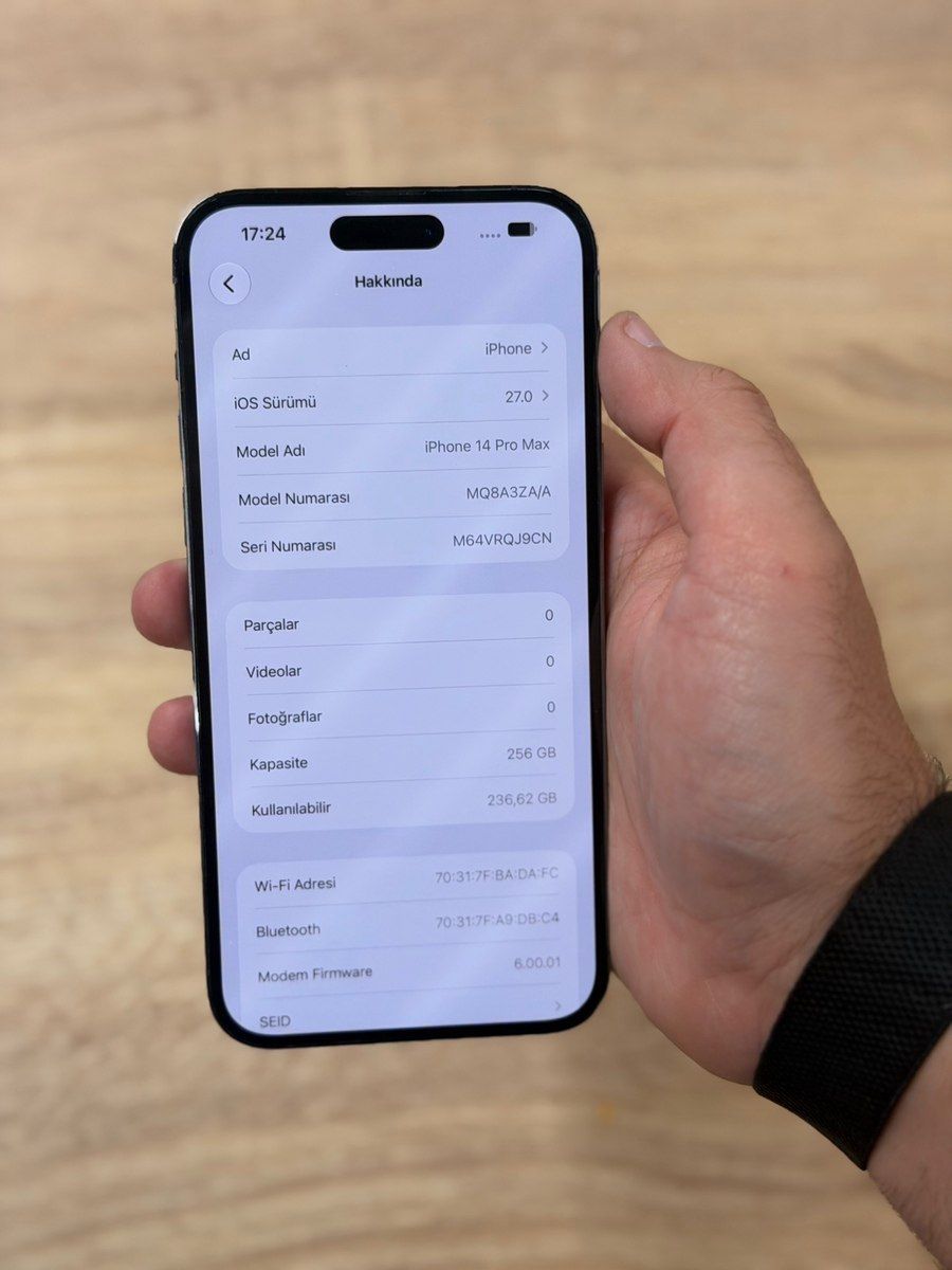 Apple iPhone 14 Pro Max Deep Purple 256GB/6GB — Smartfonlar, Bakı (6)
