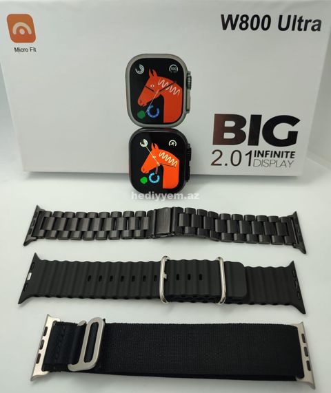 Saat Smart W800 Ultra Apple Watch — 85 ₼ · Bakı · Qol saatları Saat Smart W800 Ultra Apple Watch — Bakı