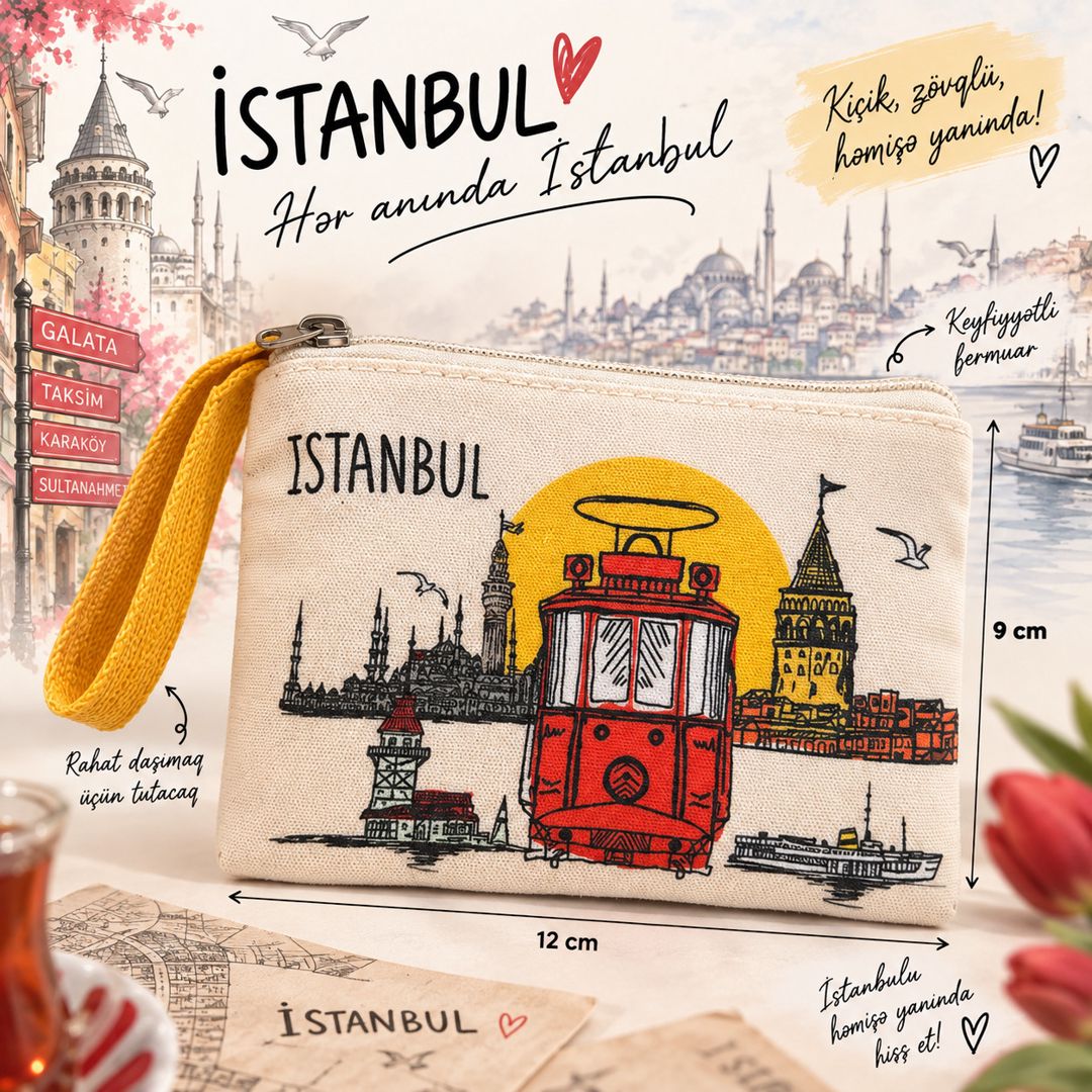 Pul kisəsi, rəngbərəng, kətan, 12x9 sm — Mallar, Bakı (2)