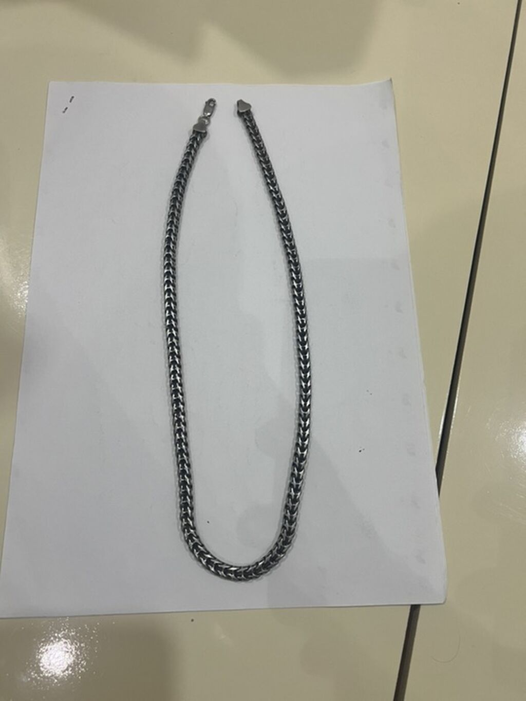 Boyunbağı, Gümüş, 52 g — Qolye və zəncir, Bakı (4)