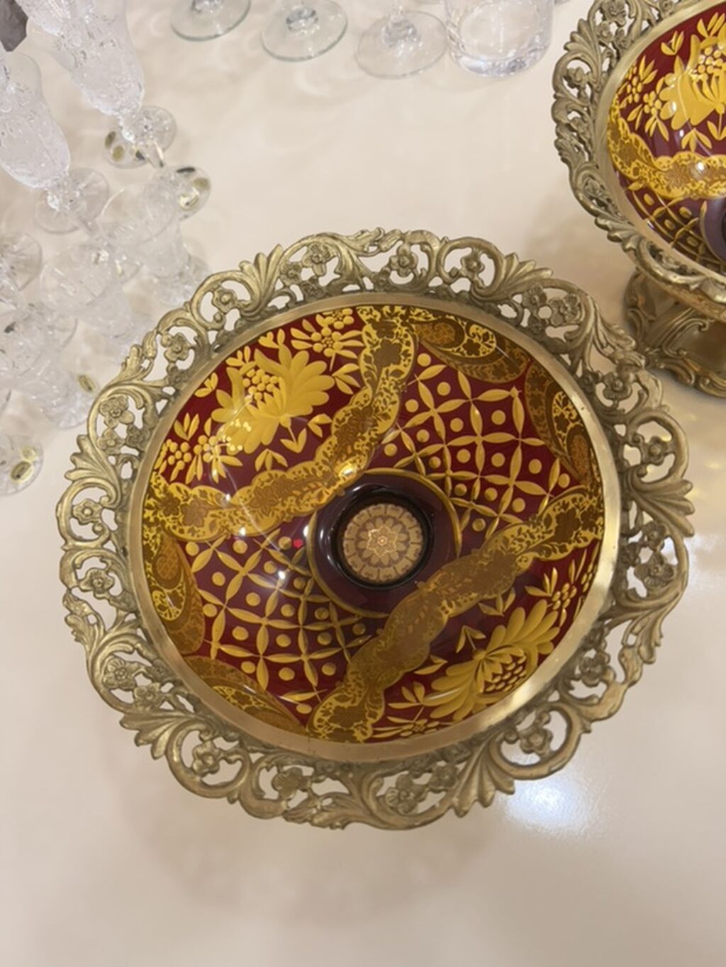 Hər biri 150 Azn. 8 parça cehizlik və servantlıq bronz qablar — Süfrə qabı, Bakı (3)