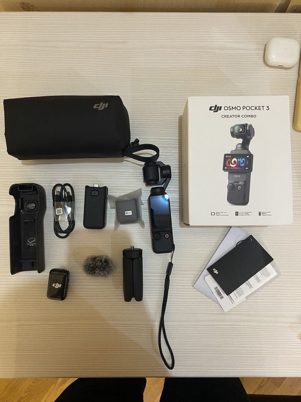 DJI Osmo Pocket 3 Creator Combo satılır. Yanvar ayında 1250 AZN-ə — Tripod, steadicam, video işıq, Bakı