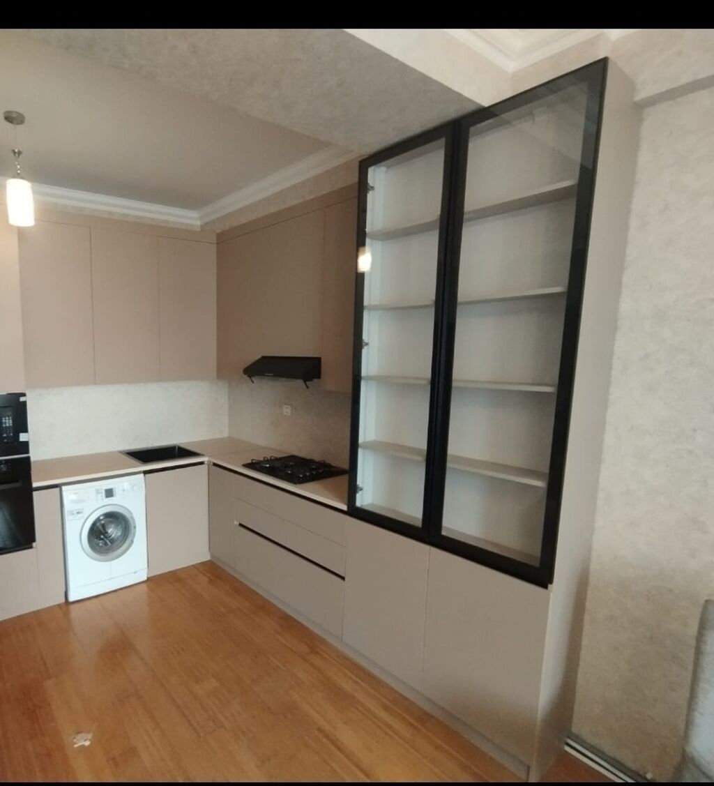Sifarişlə mətbəx dəsti, Özü çəkən petlələr, MDF — Mətbəx mobilyası, Mehdiabad (8)
