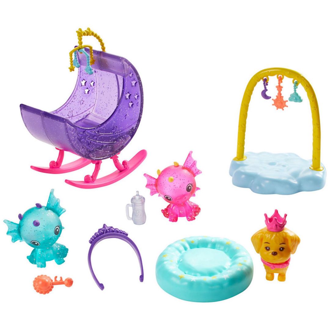 Oyun dəsti Barbie GJK51 Dreamtopia Dragon Nursery Playset with Barbie Princess Doll Mattel — Mallar, Bakı (3)