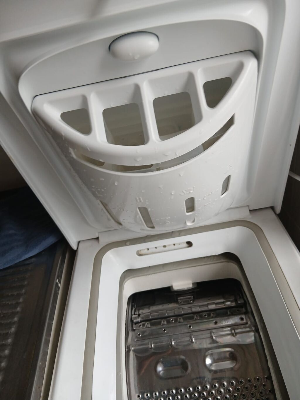 Hotpoint Ariston üstdən yüklənən paltaryuyan maşın - Model: Arxf 109 — Çamaşır maşınları, Bakı (6)
