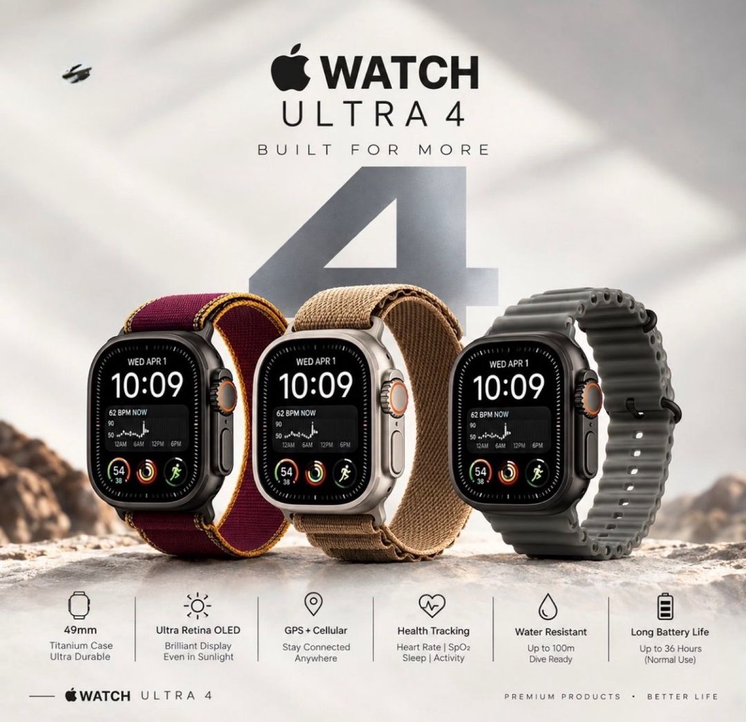 Apple Watch Ultra 4 Natural — Ağıllı saatlar və biləkliklər, Bakı (3)