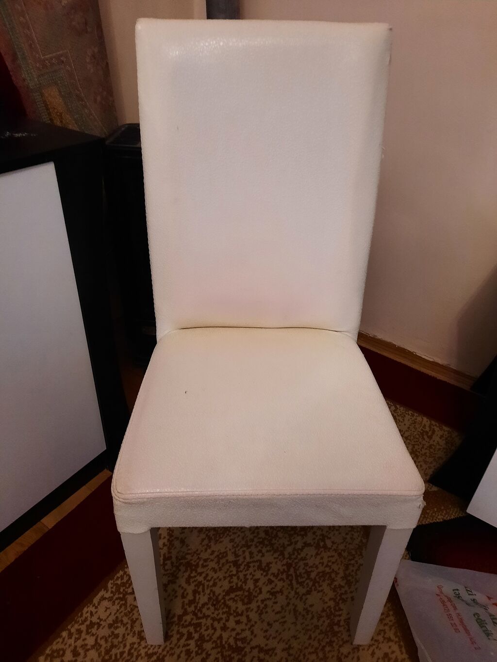 Yemək masası və stul dəsti - Dəst: 1 ədəd düzbucaqlı yemək masası + 4 — Masalar və stullar, Digah (2)