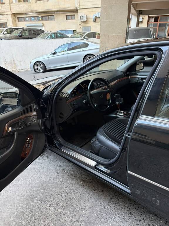 Mercedes S 500, 5.0 L, 1999 il, 370 000 km — Avtomobillər, Bakı (4)