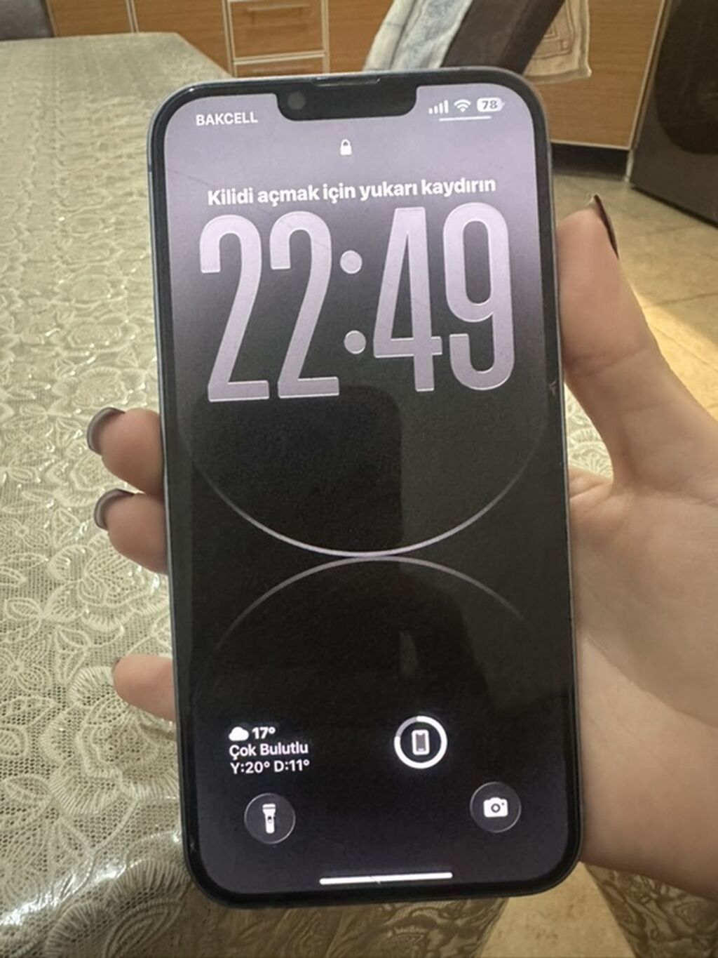 IPhone 13, Mavi, Face ID — Apple iPhone, Bakı (2)