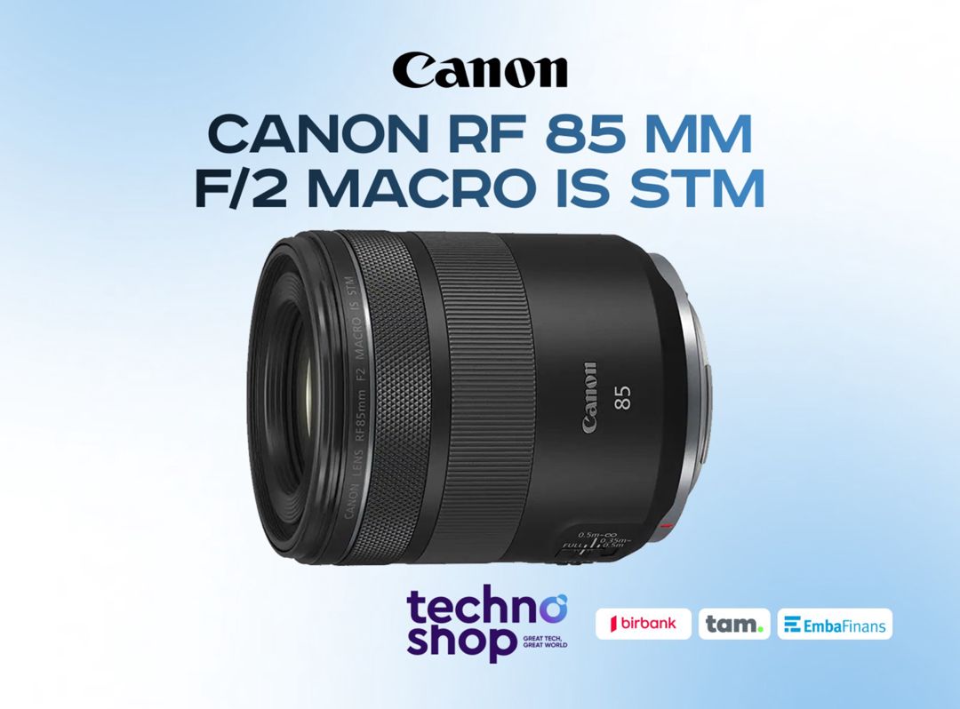 Canon RF 85 mm f/2 Macro IS STM — Foto və video texnikası, Bakı