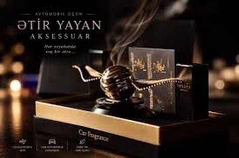 Avtomobil üçün ətir yayan aksesuar - Zərif, dekorativ dizayn: metal — Bakı