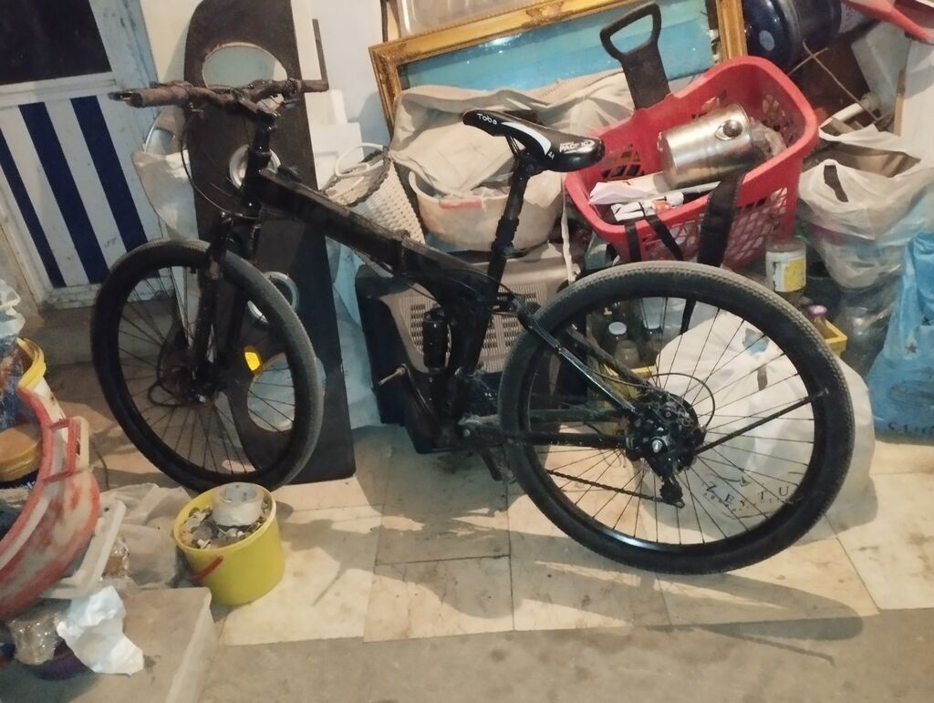 Şəhər və yüngül off-road üçün dağ velosipedi - Rəng: qara - Çərçivə — Dağ velosipedləri, Bakı