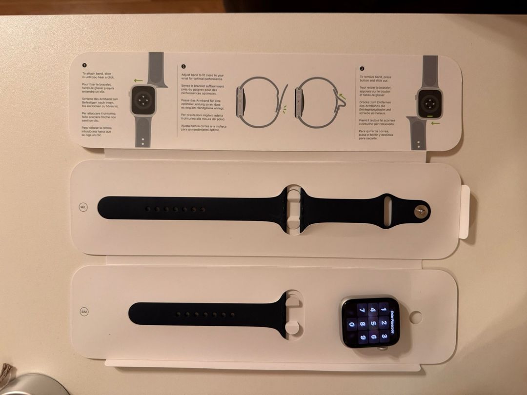 Apple Watch SE Silver 44mm — Ağıllı saatlar və biləkliklər, Bakı (4)