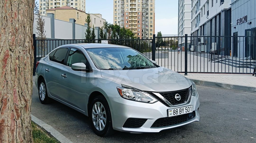 2019 Nissan Sentra, 2019, 116,000 km 88-BY-501 — Avtomobillər, Bakı (7)