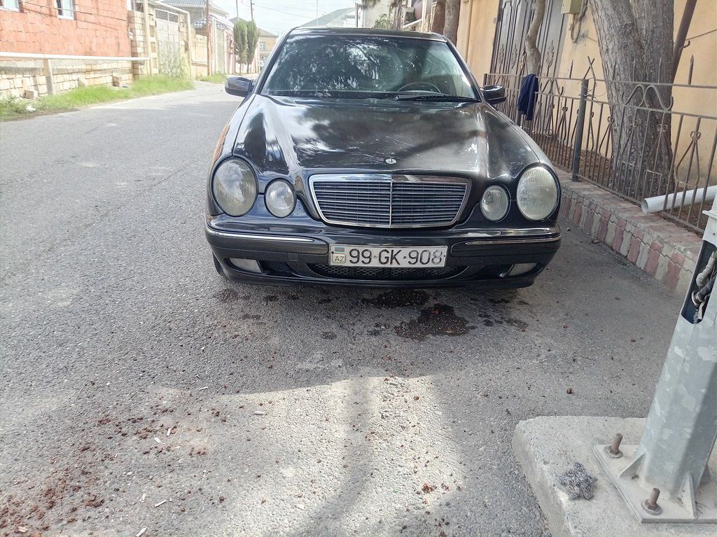 Mercedes E 220, 2.2 L, 2000 il, 452 000 km 99-GK-908 — Avtomobillər, Bakı (2)