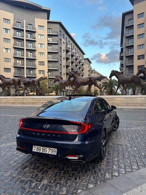 Hyundai Sonata, 1.6 L, 2021 il, 79 332 km 77-HR-772 — Avtomobillər, Bakı (8)