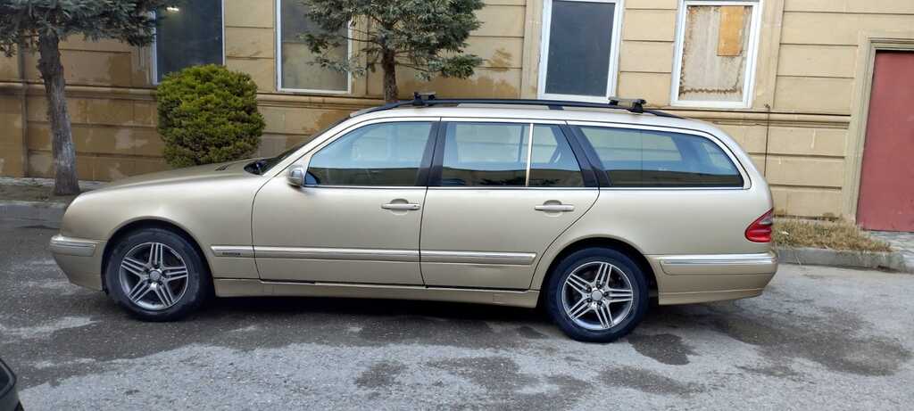 Mercedes E 240, 2.4 L, 2000 il, 383 000 km 99-YE-495 — Avtomobillər, Bakı (5)