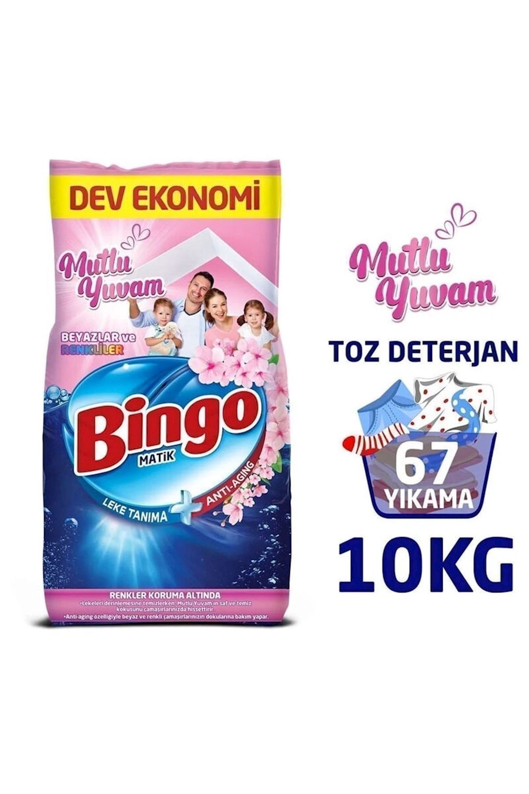 Yuyucu toz Bingo Matik Mutlu Yuvam, 10 kq — Mallar, Bakı