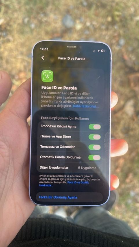 IPhone 12 mini, Face ID — Ağdaş