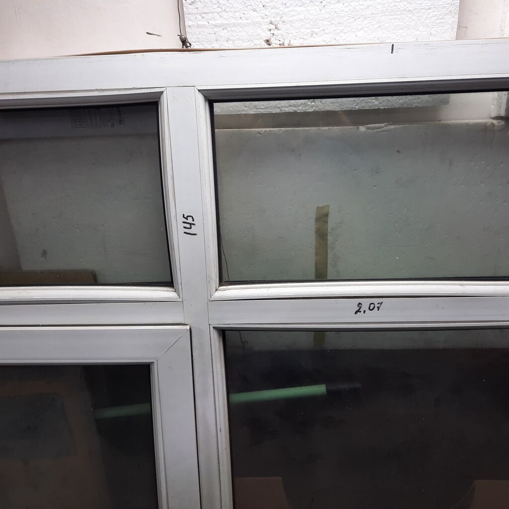 PVC pəncərə bloku - Material: ağ PVC profil - Ümumi ölçülər: təxmini — Pəncərələr, qapılar, balkonlar, Digah (2)