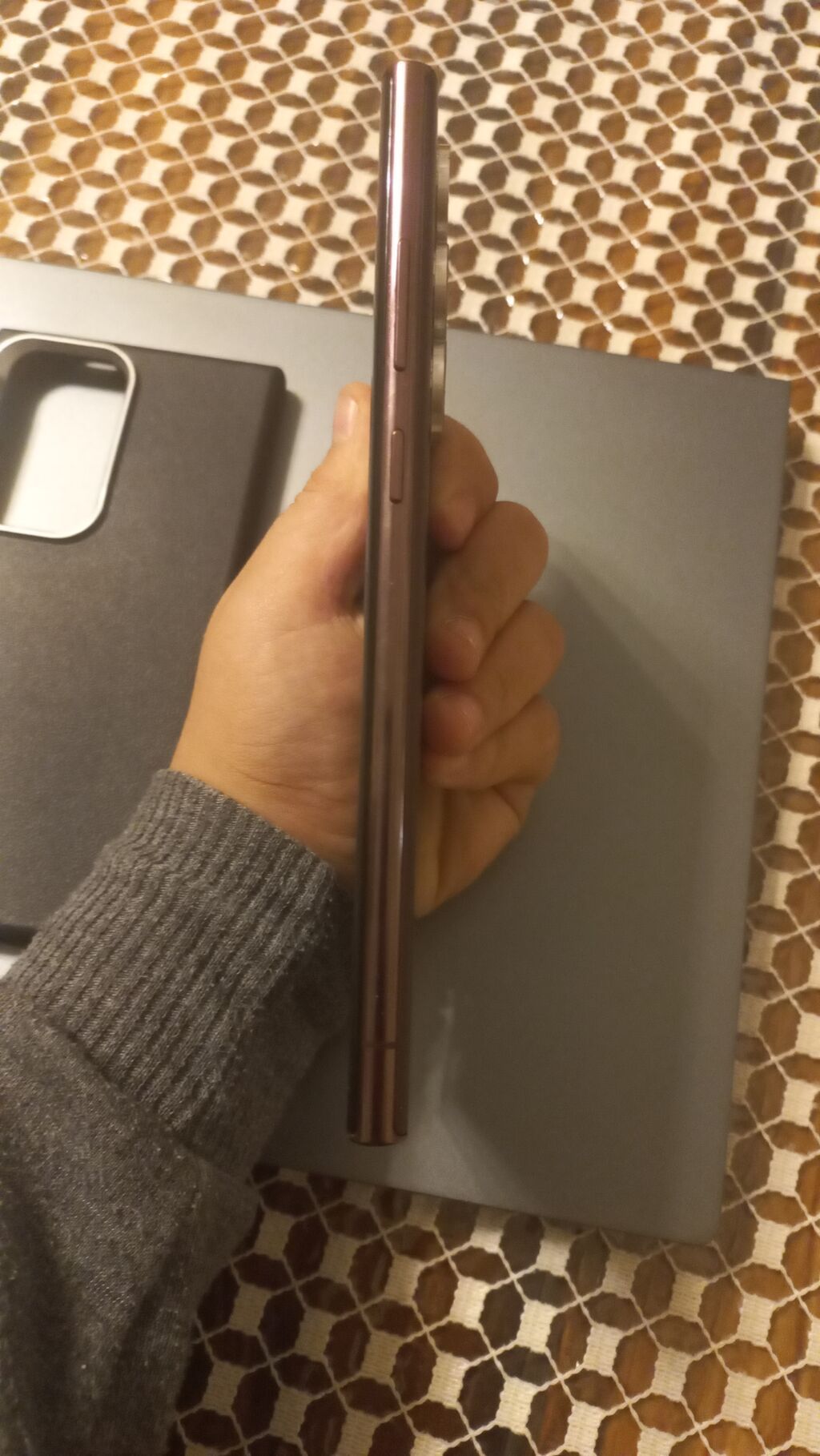 Samsung Galaxy S22 Ultra, 256 GB, rəng - Bənövşəyi, Düyməli, Sensor, Barmaq izi — Samsung, Tovuz (5)