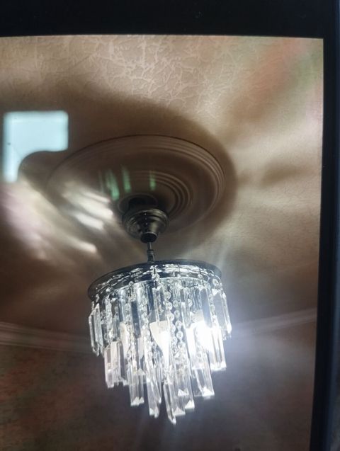 Çılçıraq, 5 lampa, Xrustal — Bakı