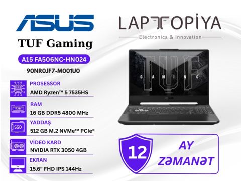 Asus TUF Gaming A15 — Laptopiya