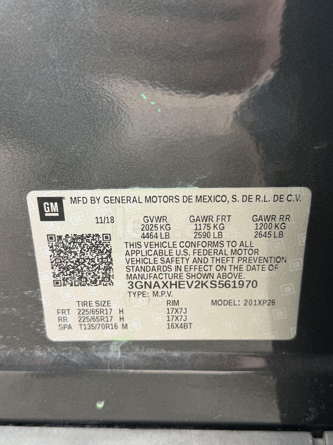 2018 Chevrolet Equinox, 2018, 228,000 km — Avtomobillər, Bakı (5)