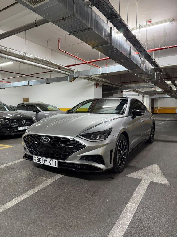 Hyundai Sonata, 1.6 L, 2019 il, 64 000 km 88-BY-411 — Avtomobillər, Bakı (12)