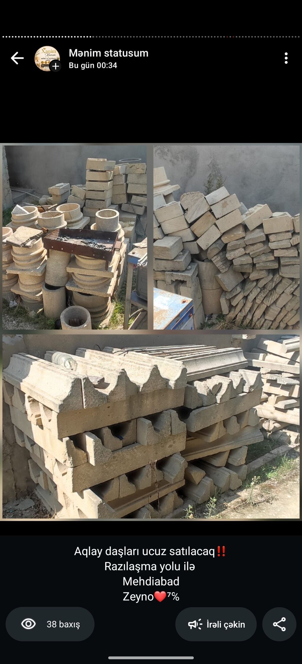Künc divan satılır 480₼. ölçü 3×2. açılır,baza var.Ünvan Razin — Divanlər, Digah (2)