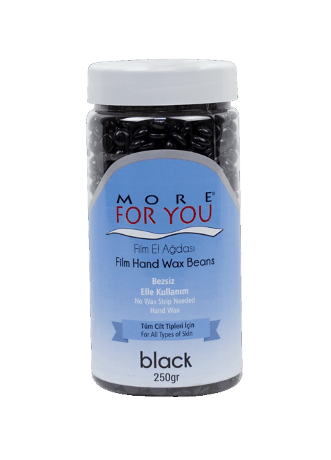 Depilyasiya üçün mum More 4 U Film Hand Wax Beans Black, 250 q — Bakı