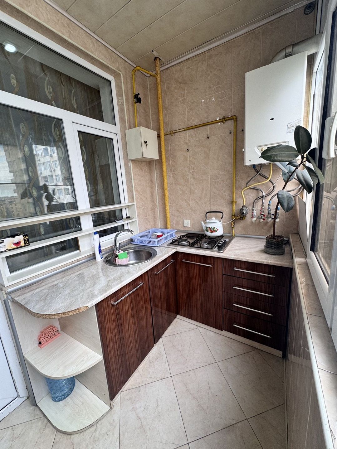 İcarəyə verilir 2 otaqlı yeni tikili 67 m² — Mənzil, Bakı (9)