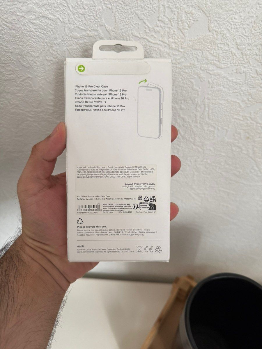 Apple iPhone 16 Pro clear case — Smartfonlar, Bakı (2)
