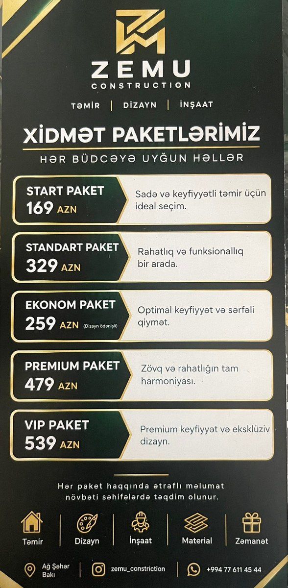 Dizayn və təmir işləri — Təmir və inşaat, Bakı (2)
