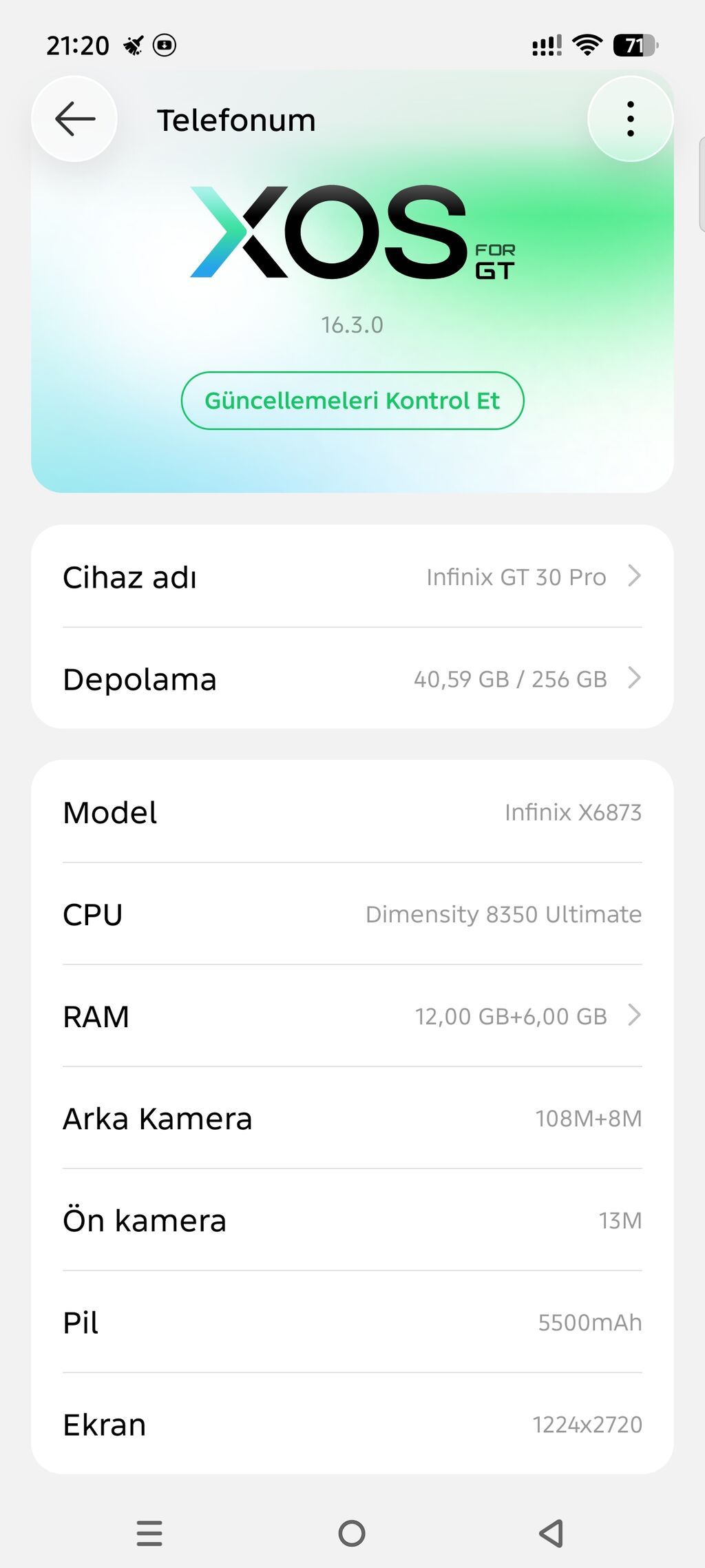 Infinix GT 20 Pro, 256 GB, rəng - Narıncı, Sənədlərlə — Infinix, Bakı (9)