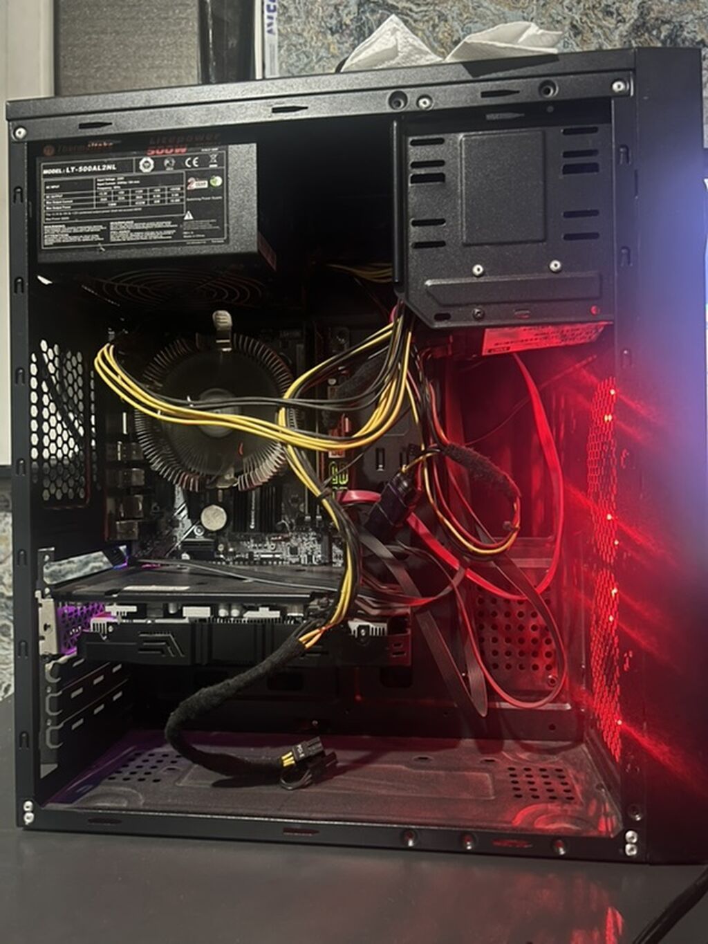 Tək sistem bloku satışdadır İ7 3770 RX5500XT 8gb Ram:8gb Ssd:500gb — Masaüstü kompüterlər, Masazır (2)