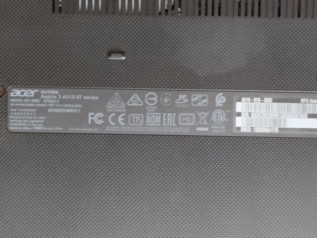 Acer Aspire 3 ssd lexar — Noutbuklar, Bakı (6)