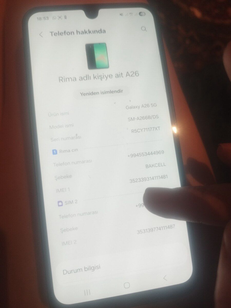 Samsung Galaxy A26 5G Black 128GB/6GB — Smartfonlar, Bakı (4)