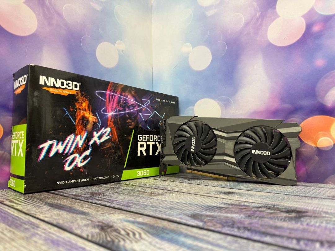 INNO3D GeForce RTX 3060 Twin X2 oc 12GB rfb — Kompüterlər və noutbuklar, Bakı