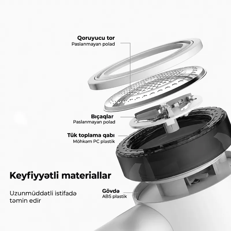 Deerma DEM-MQ813W Lint Remover — Qayğı texnikası və aksesuarları, Bakı (3)