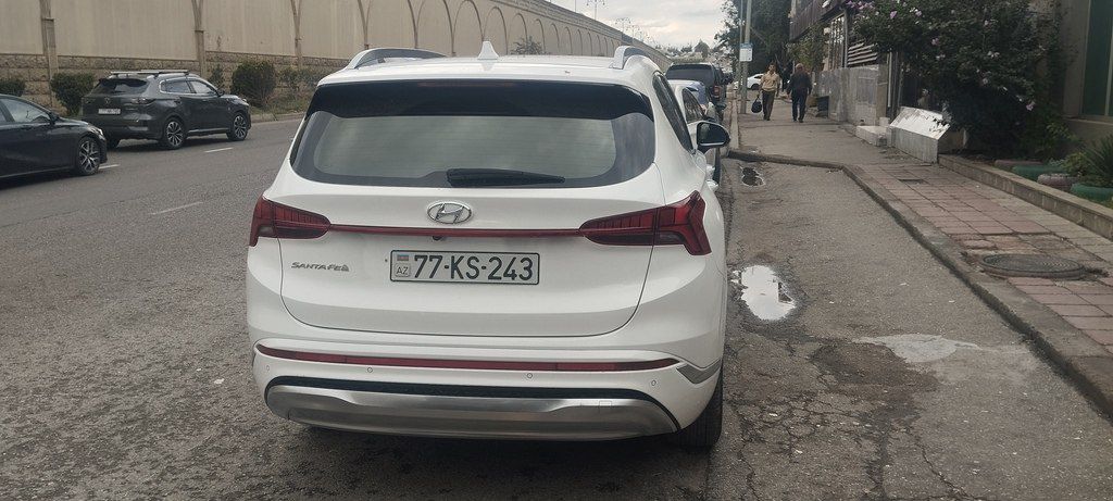 Hyundai Santa Fe, 1.6 L, 1.49 kWh, 2021 il, 76 243 km 77-KS-243 — Avtomobillər, Bakı (3)