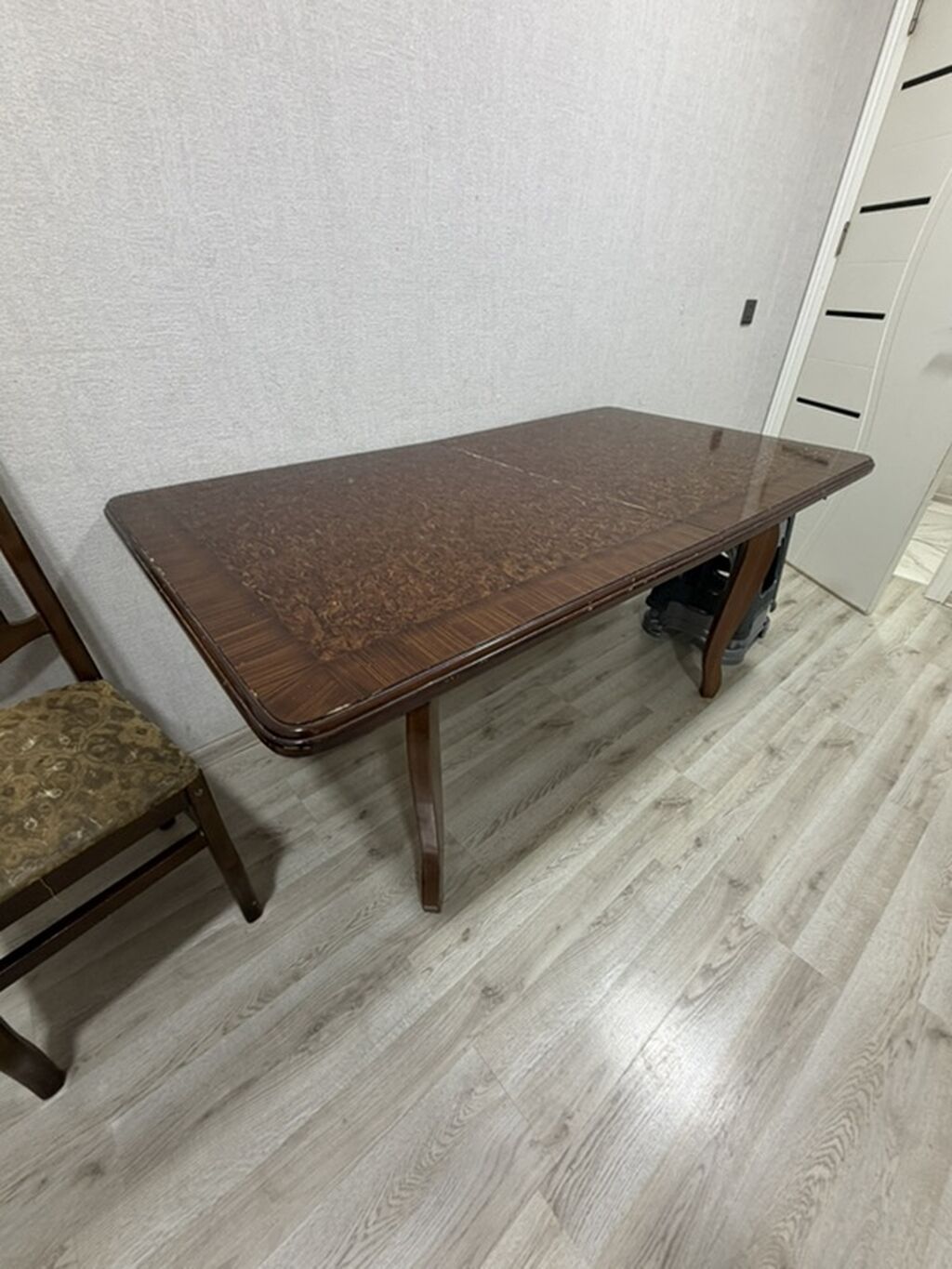 Taxta yemək/ziyafət masası - Material: tam ağac konstruksiya, tünd — Masalar, Masazır (2)