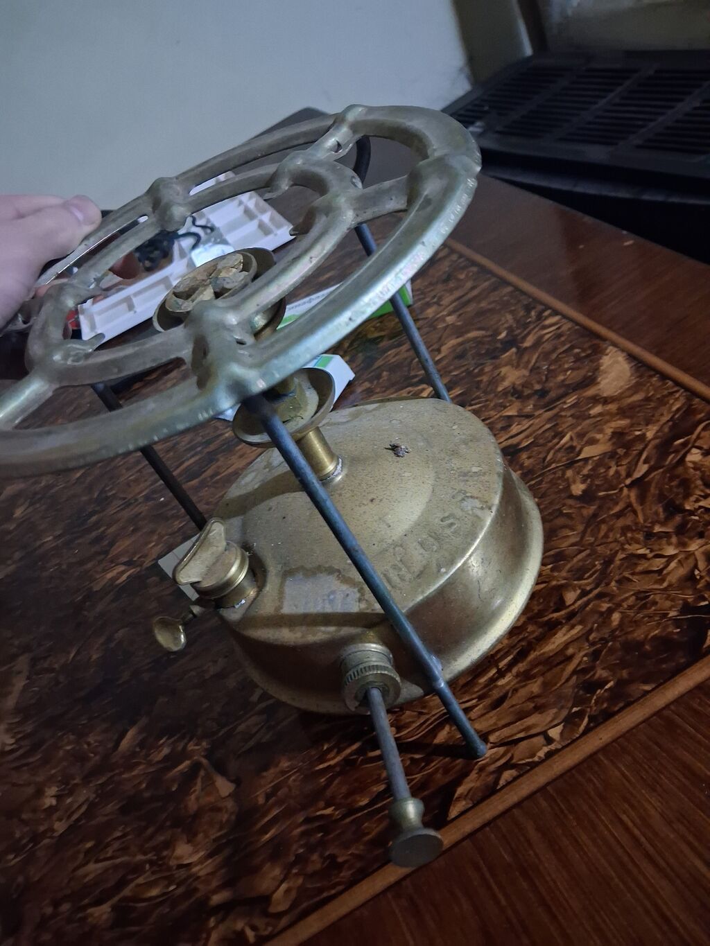 Məhsul: Köhnə tip benzin/kerosinli təzyiqli düşərgə ocağı (brass — Kaminlər, Bakı